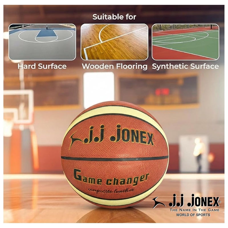 Jonex JJ Game Changer Basketball - Official Size 6 for Indoor & Outdoor Play - Image 5